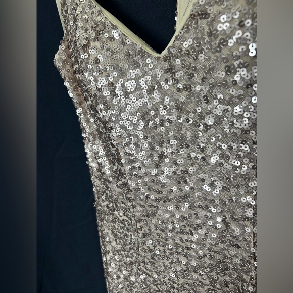 IEENA FOR MAC DUGGAL 26476 NWT High Slit Spaghetti Strap Gown - Picture 6 of 7